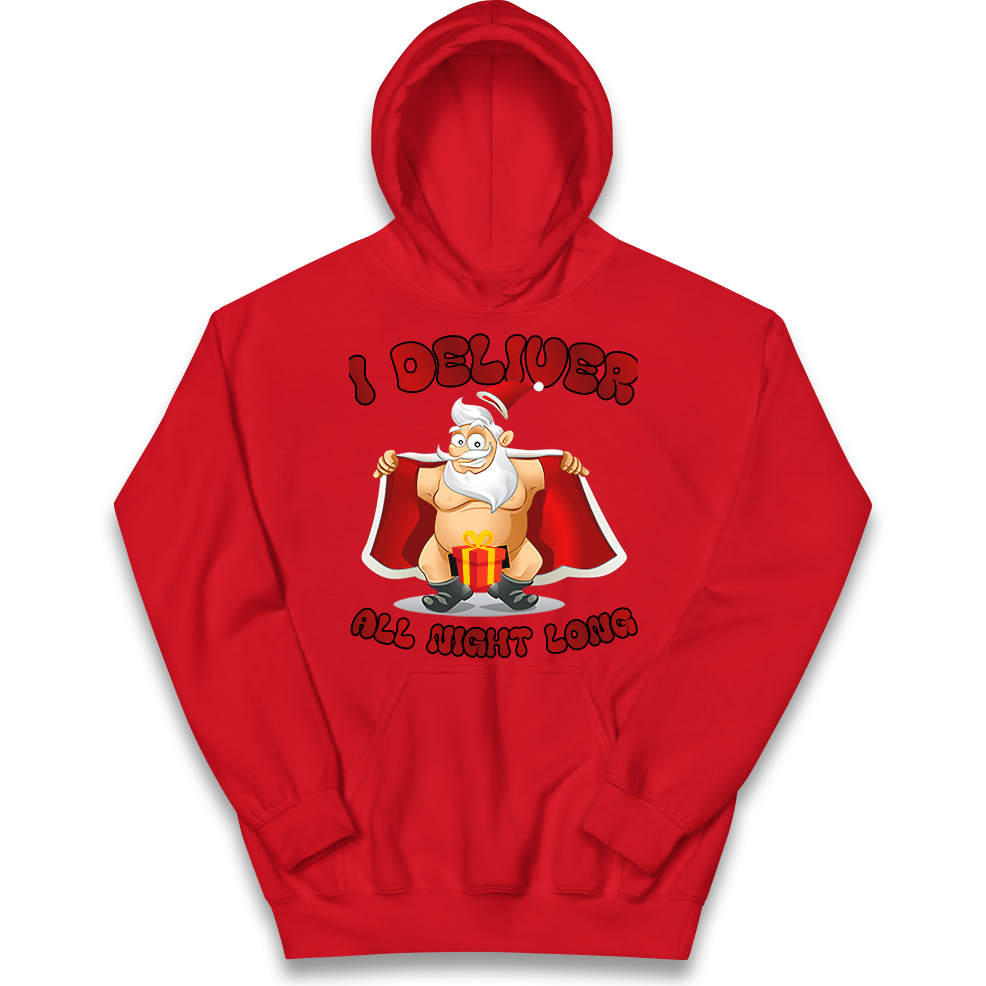 Santa Claus I Deliver All Night Long Christmas kids hoodie