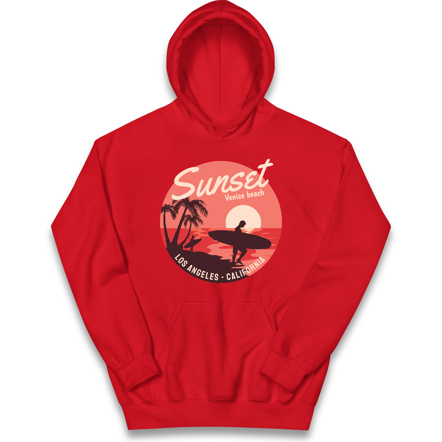 Sunset Venice Beach kids hoodie