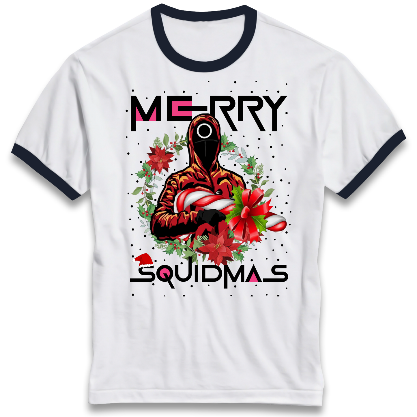 Merry Squid Games Ringer T Shirt