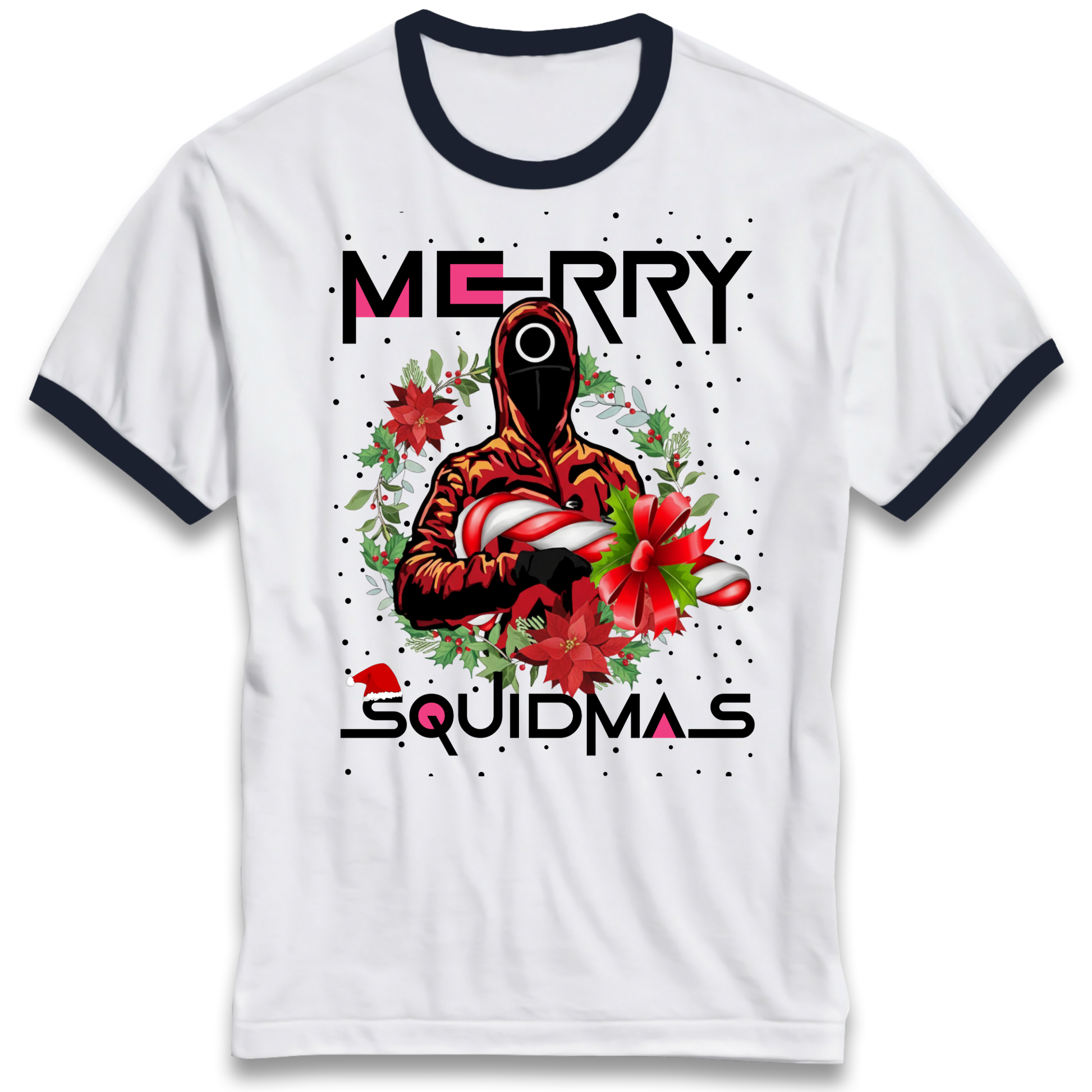 Merry Squid Games Ringer T Shirt