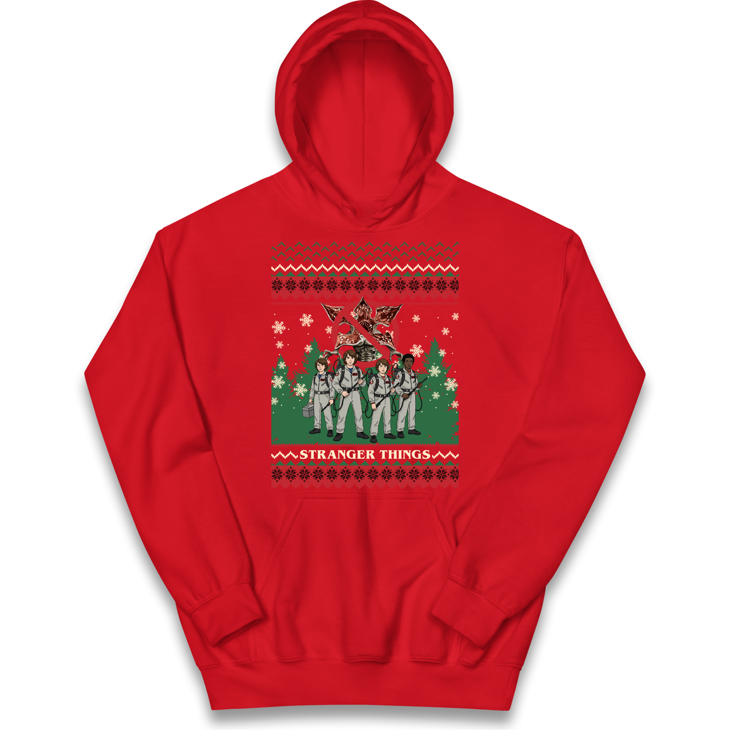 Stranger Things Demogorgon Christmas Kids Hoodie
