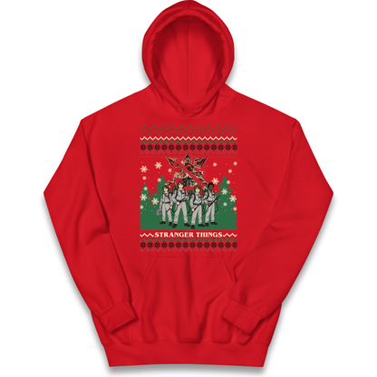 Stranger Things Demogorgon Christmas Kids Hoodie