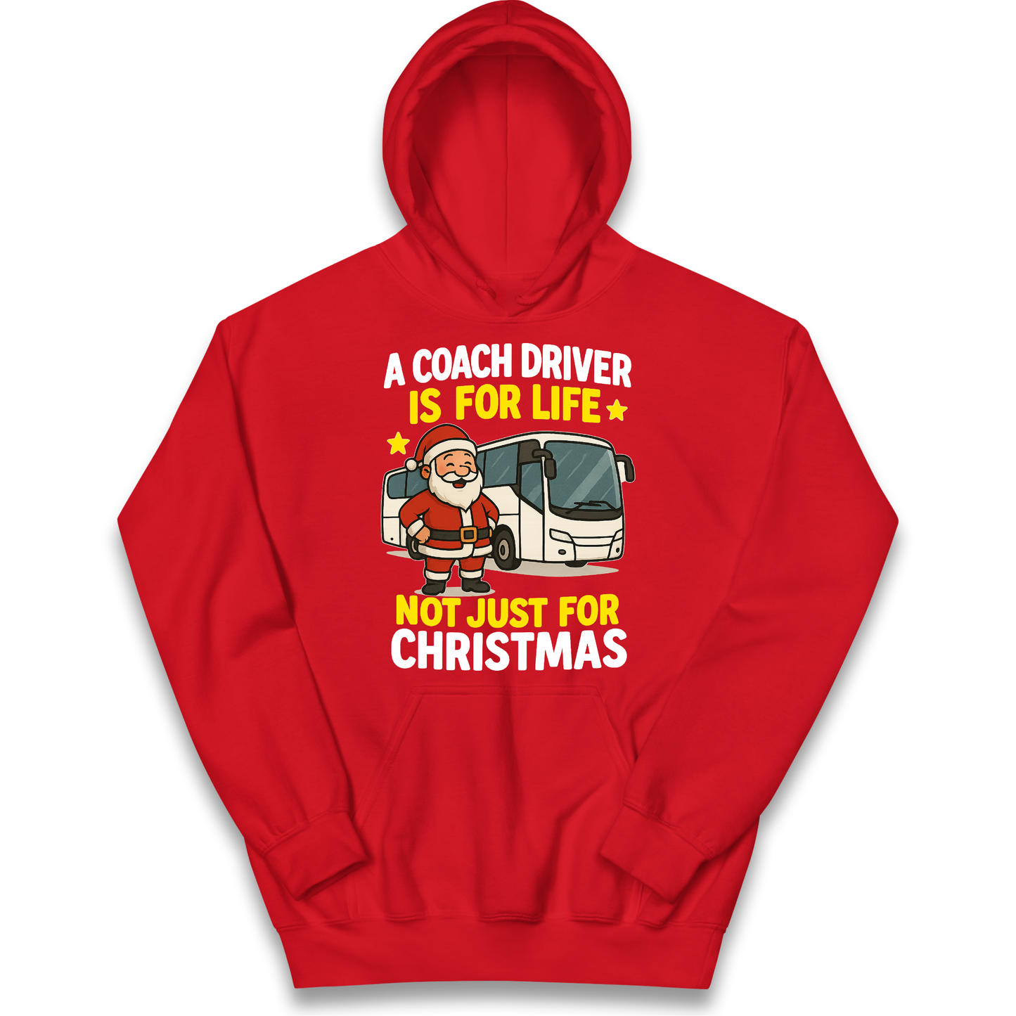 Coach Driver Christmas Kids Hoodie