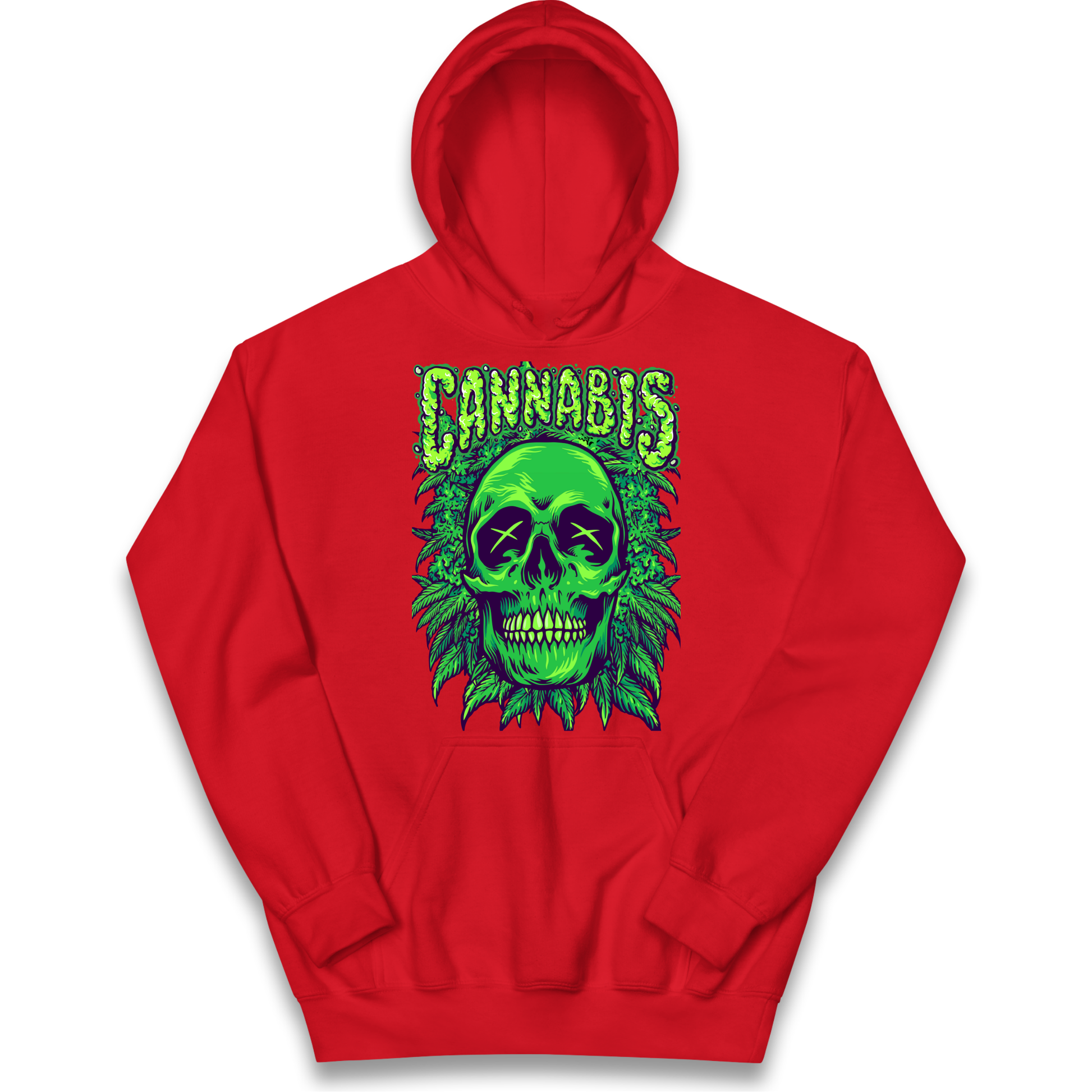 Cannabis Skull kids hoodie