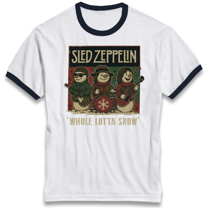 Led Zeppelin Christmas Ringer T Shirt