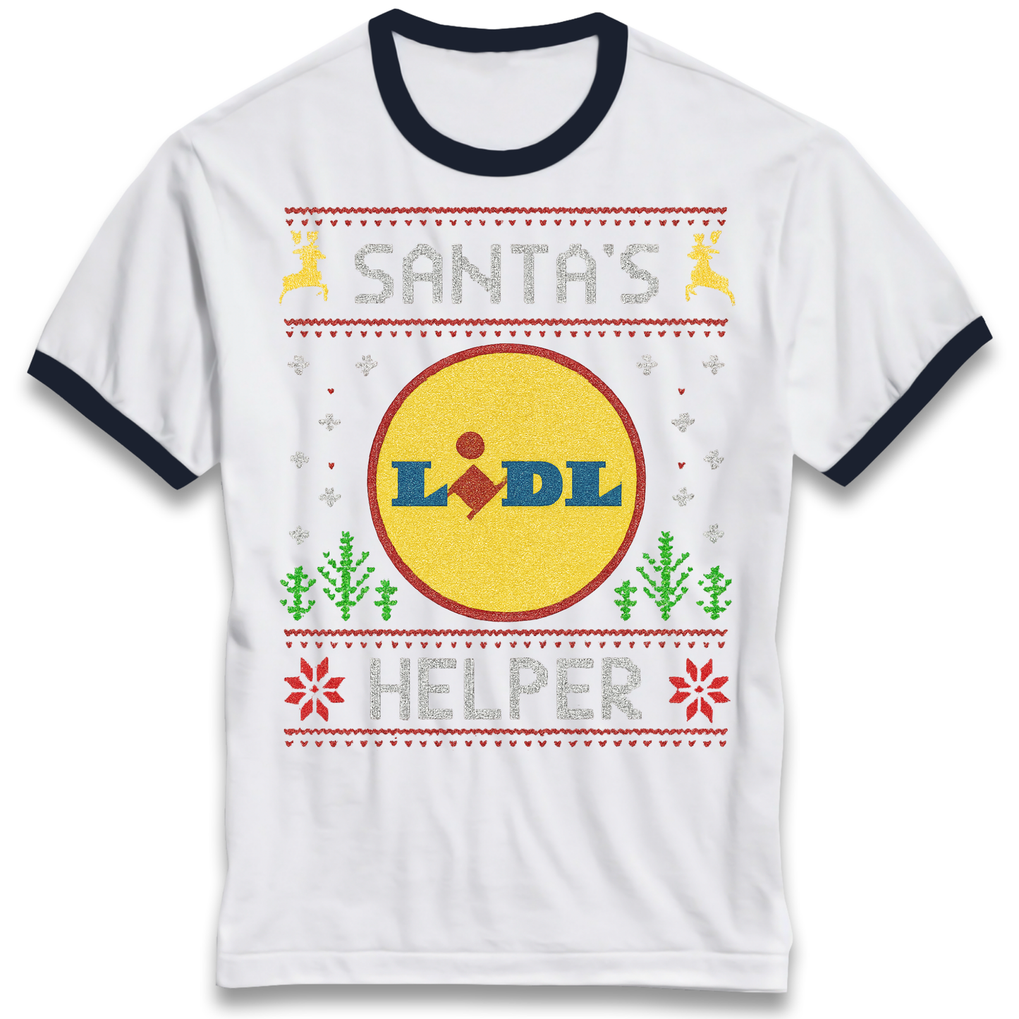 Lidl Christmas Ringer T Shirt