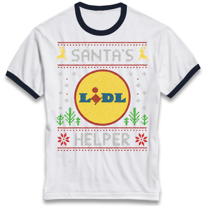 Lidl Christmas Ringer T Shirt