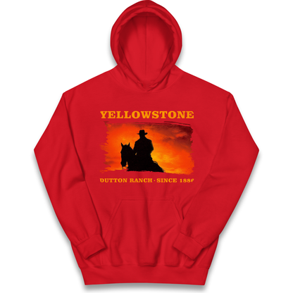 Yellowstone Dutton Ranch Since 1886 kids hoodie