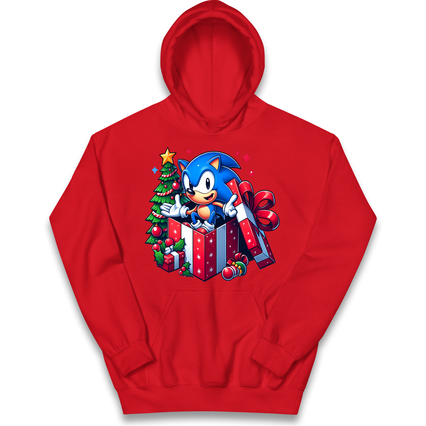 Sonic The Hedgehog Christmas kids hoodie