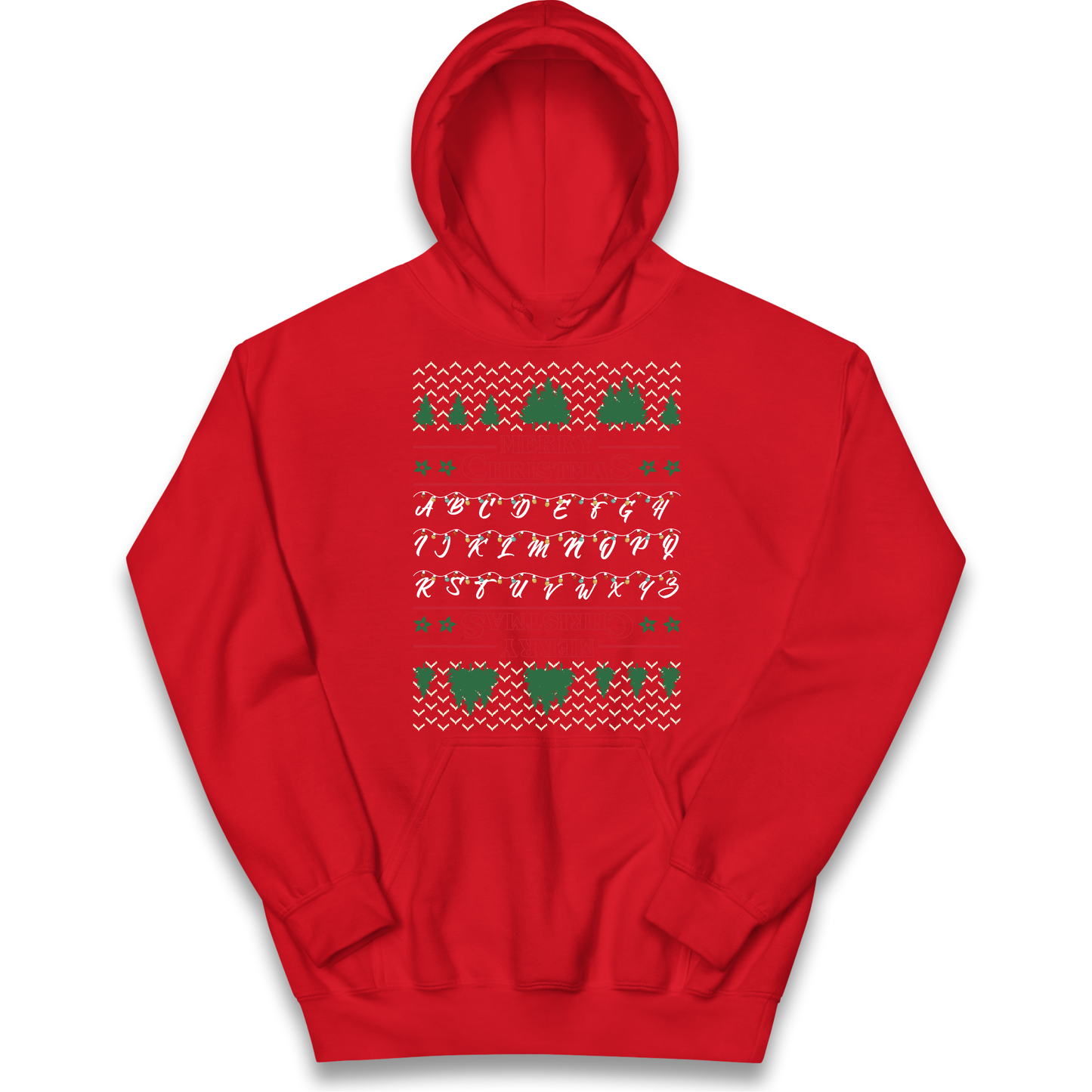 stranger things christmas jumper Kids Hoodie