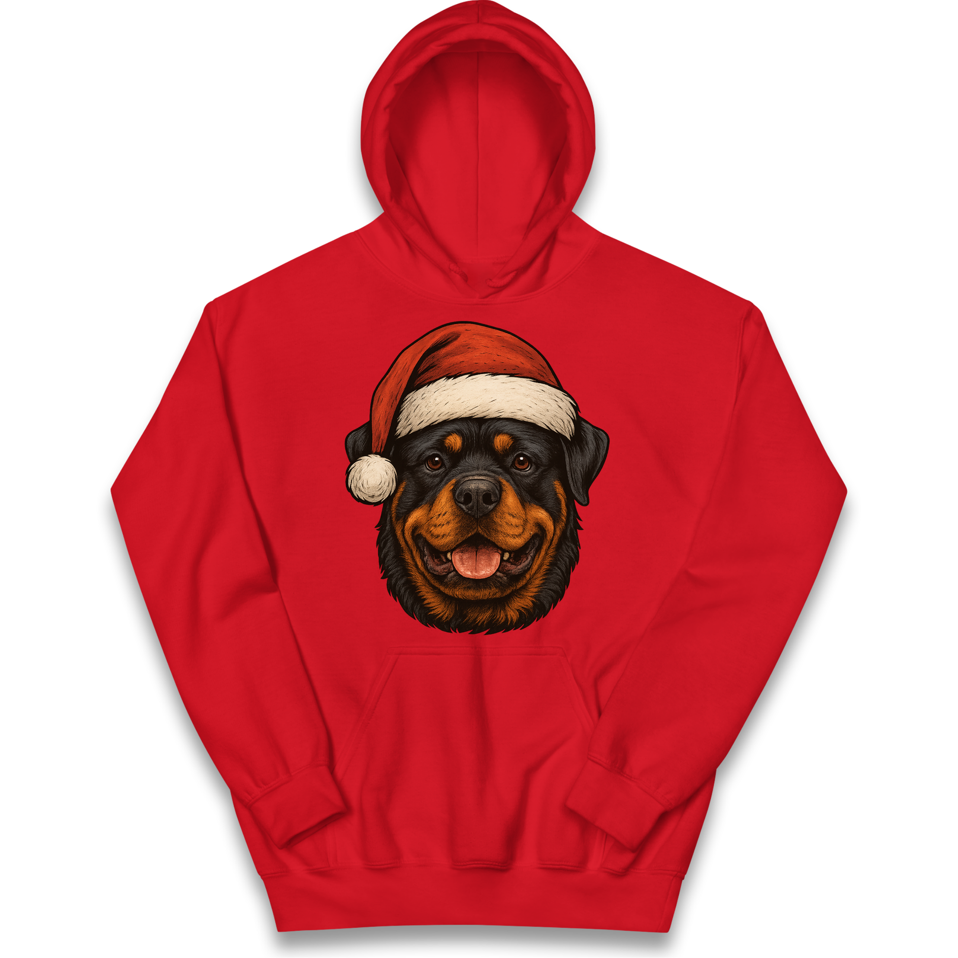 Rottweiler Christmas Kids Hoodie