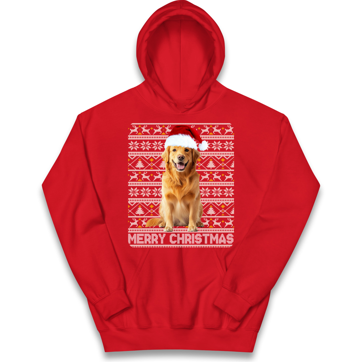 Merry Christmas Dog kids hoodie