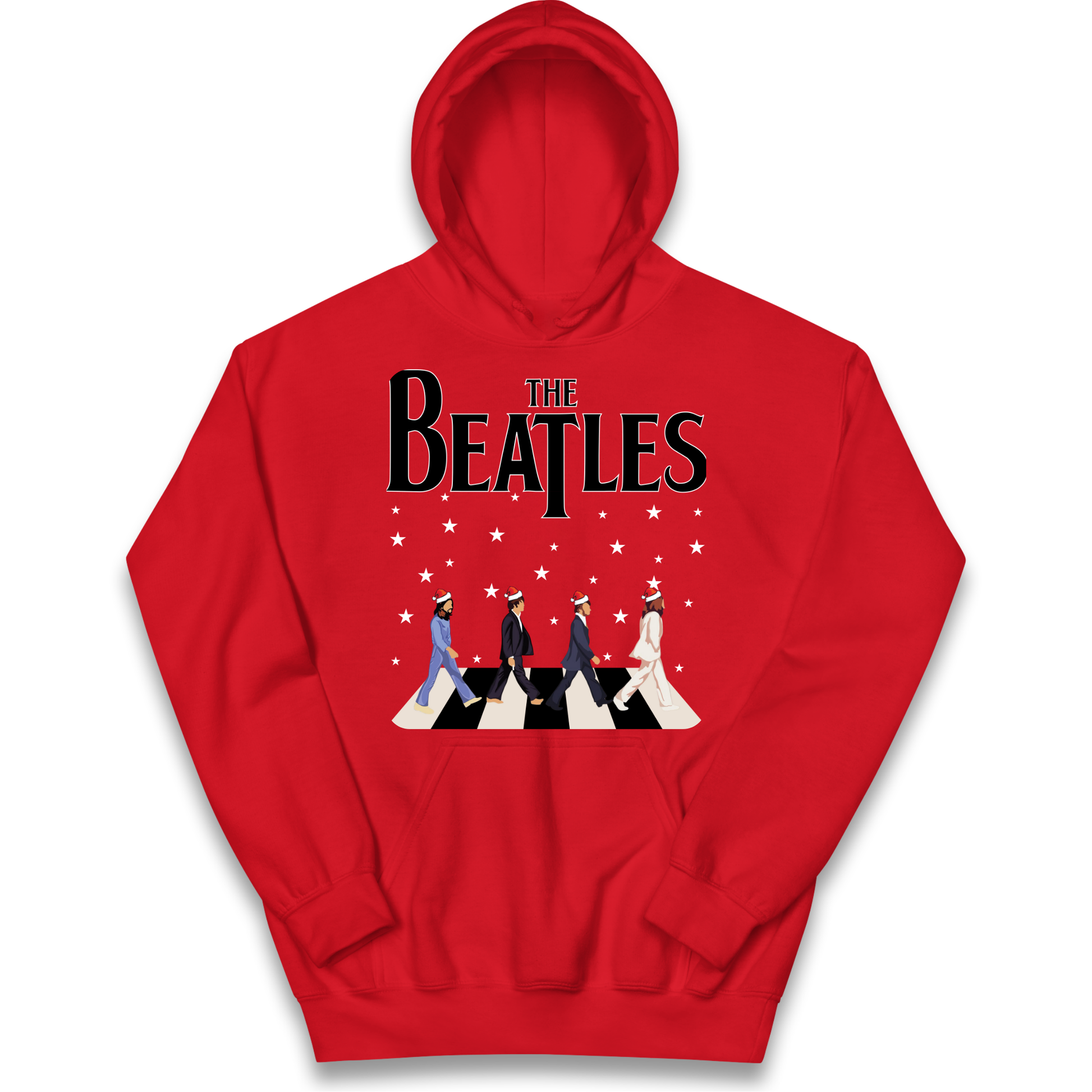 The Beatles Abbey Road Christmas kids hoodie