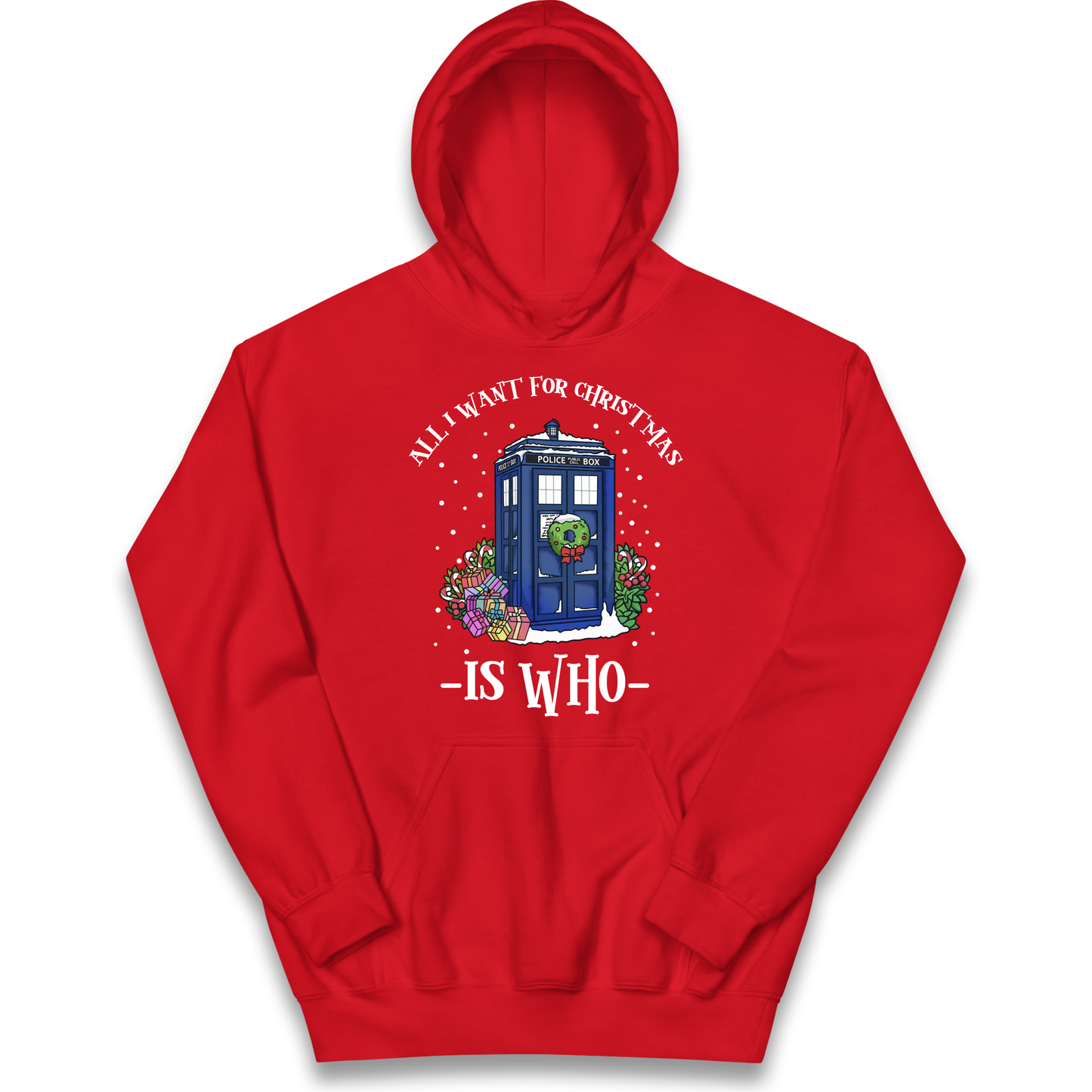Dr Who Christmas kids hoodie