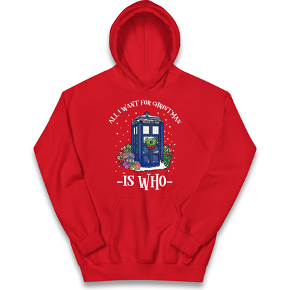 Dr Who Christmas kids hoodie