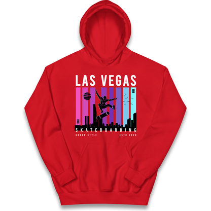 Las Vegas Skateboarding kids hoodie
