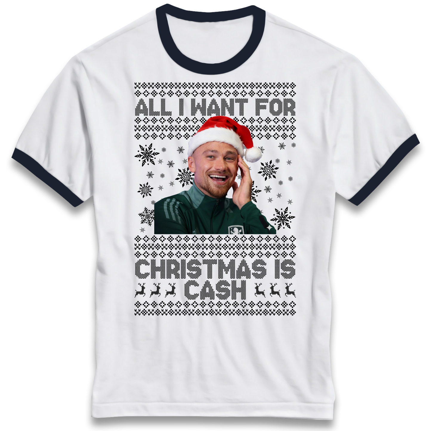 Matt Cash Christmas Ringer T Shirt
