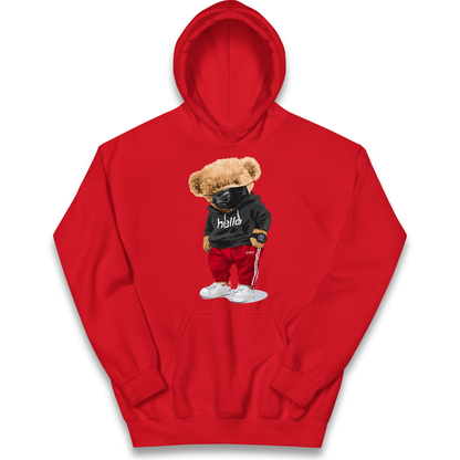 Teddy Bear Hello Streetwear kids hoodie