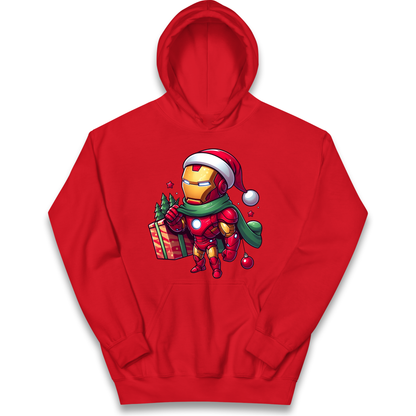 Ironman Santa kids hoodie