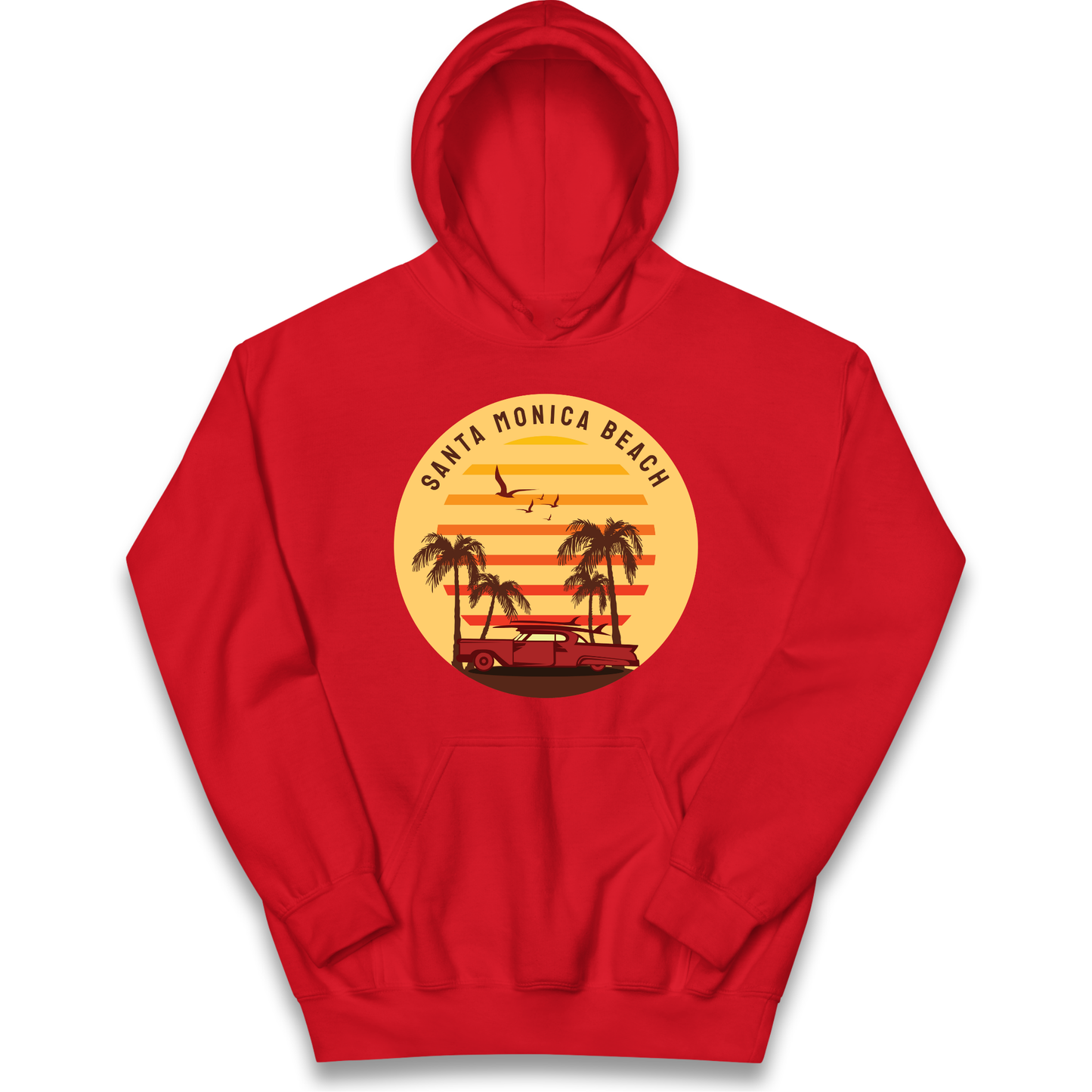 Santa Monica Beach kids hoodie