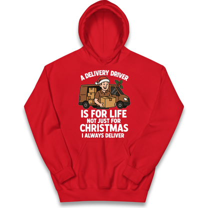 Delivery Driver Christmas Kids Hoodie