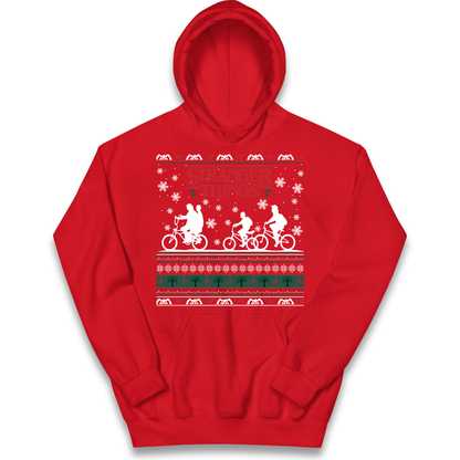 Stranger Things Christmas kids hoodie