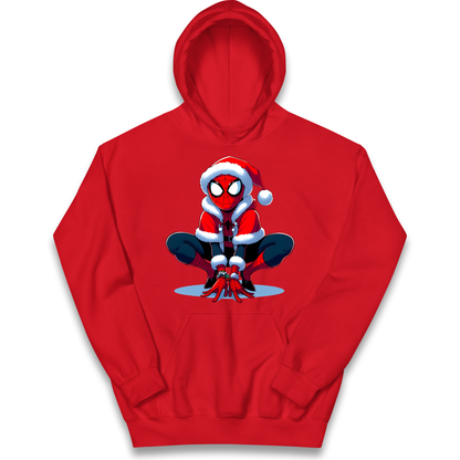 Spiderman Santa kids hoodie