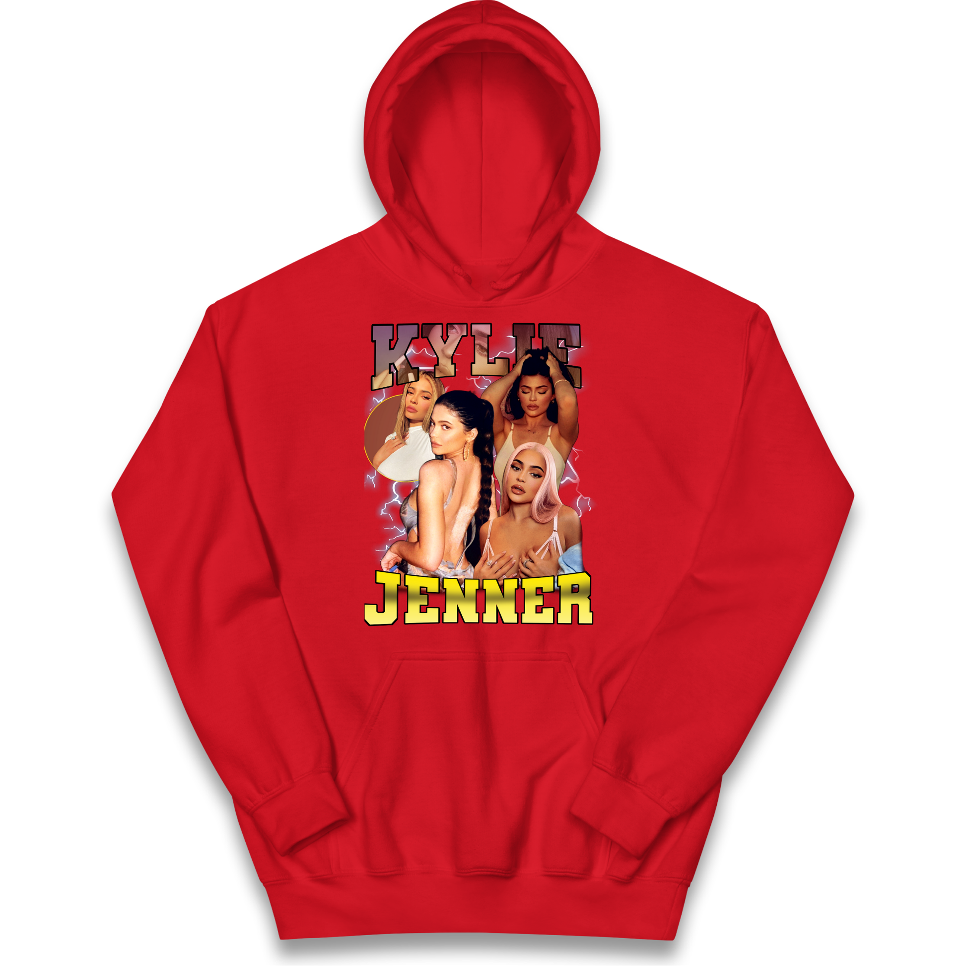 Kylie Jenner Pink Lips kids hoodie
