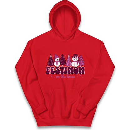 Festimom on The Loose kids hoodie