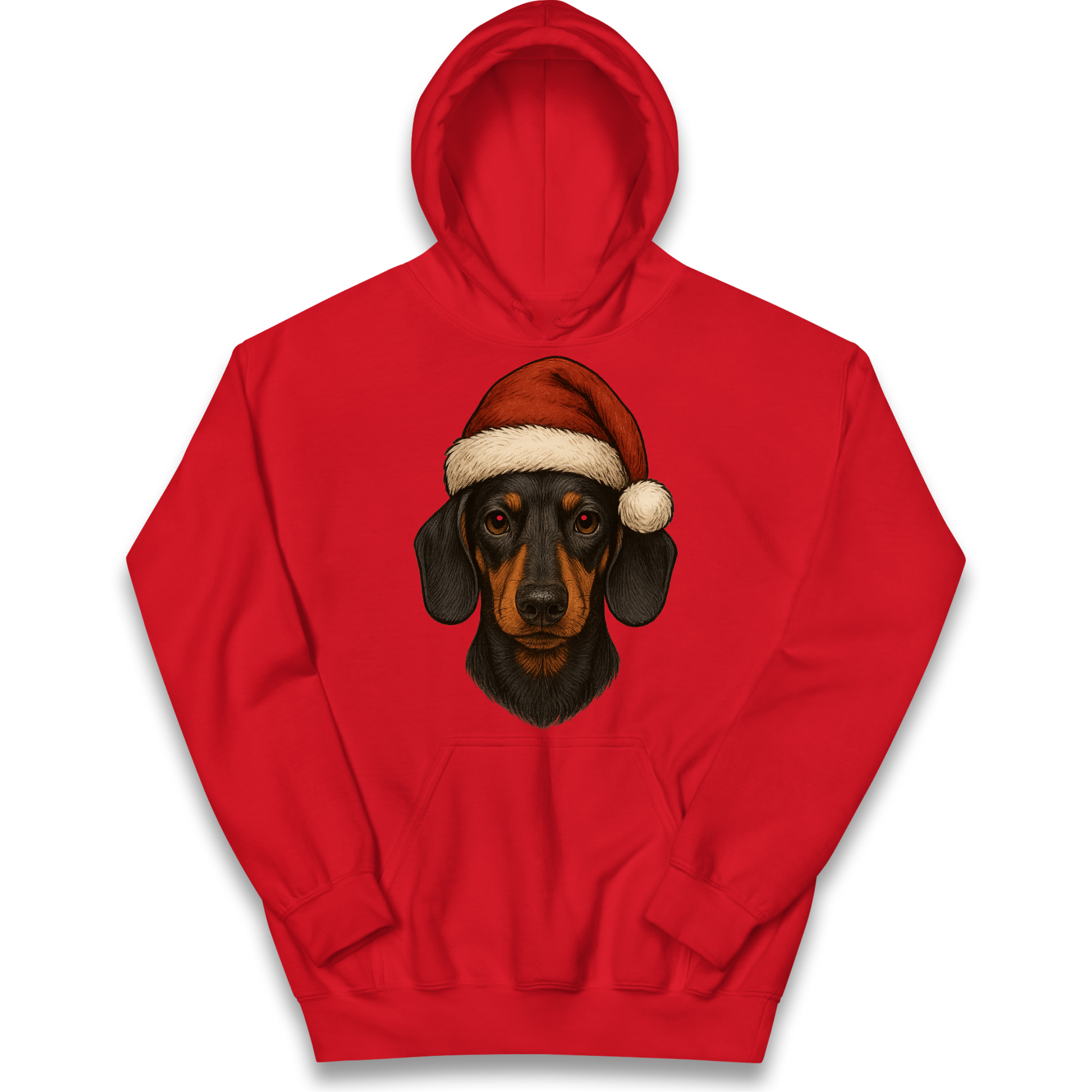 Sausage Dog Christmas Kids Hoodie