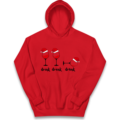 Drink Drank Drunk Kids Hoodie