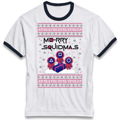 Squid Games Christmas Ringer T Shirt
