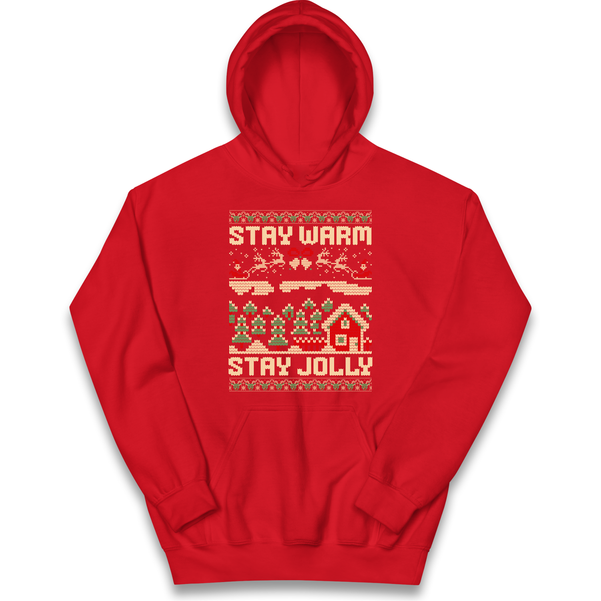 Stay Warm Stay Jolly Christmas kids hoodie