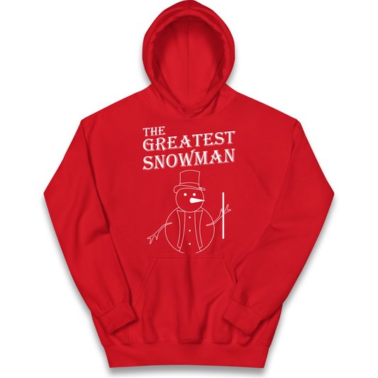 The Greatest Snowman Christmas kids hoodie