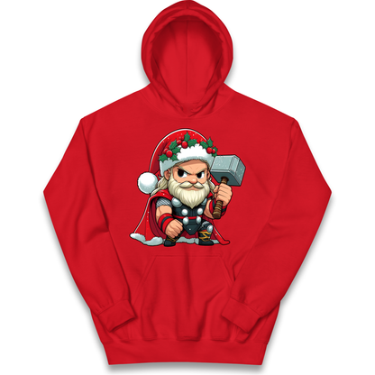 Thor Santa kids hoodie