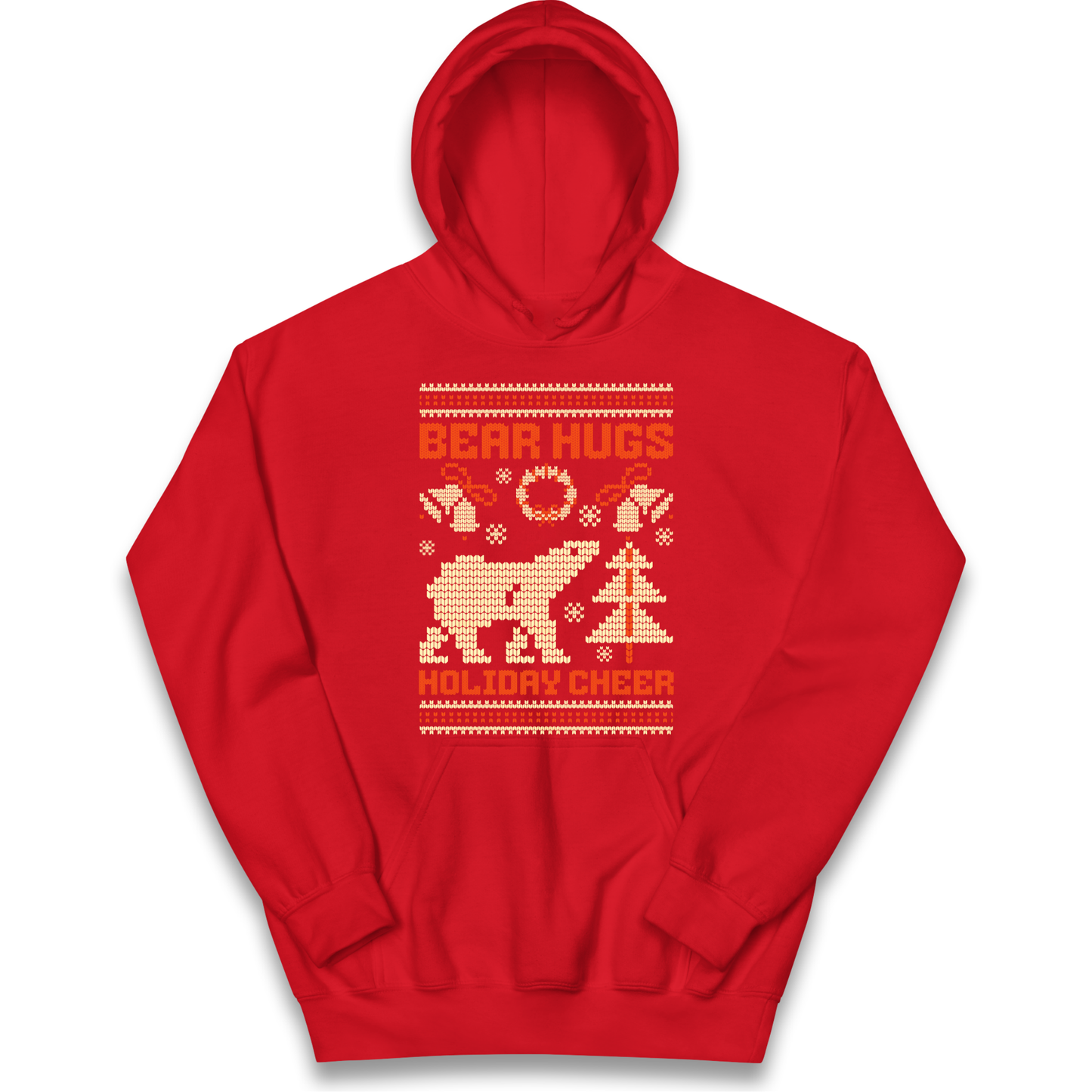 Bear Hugs Holiday Cheer kids hoodie