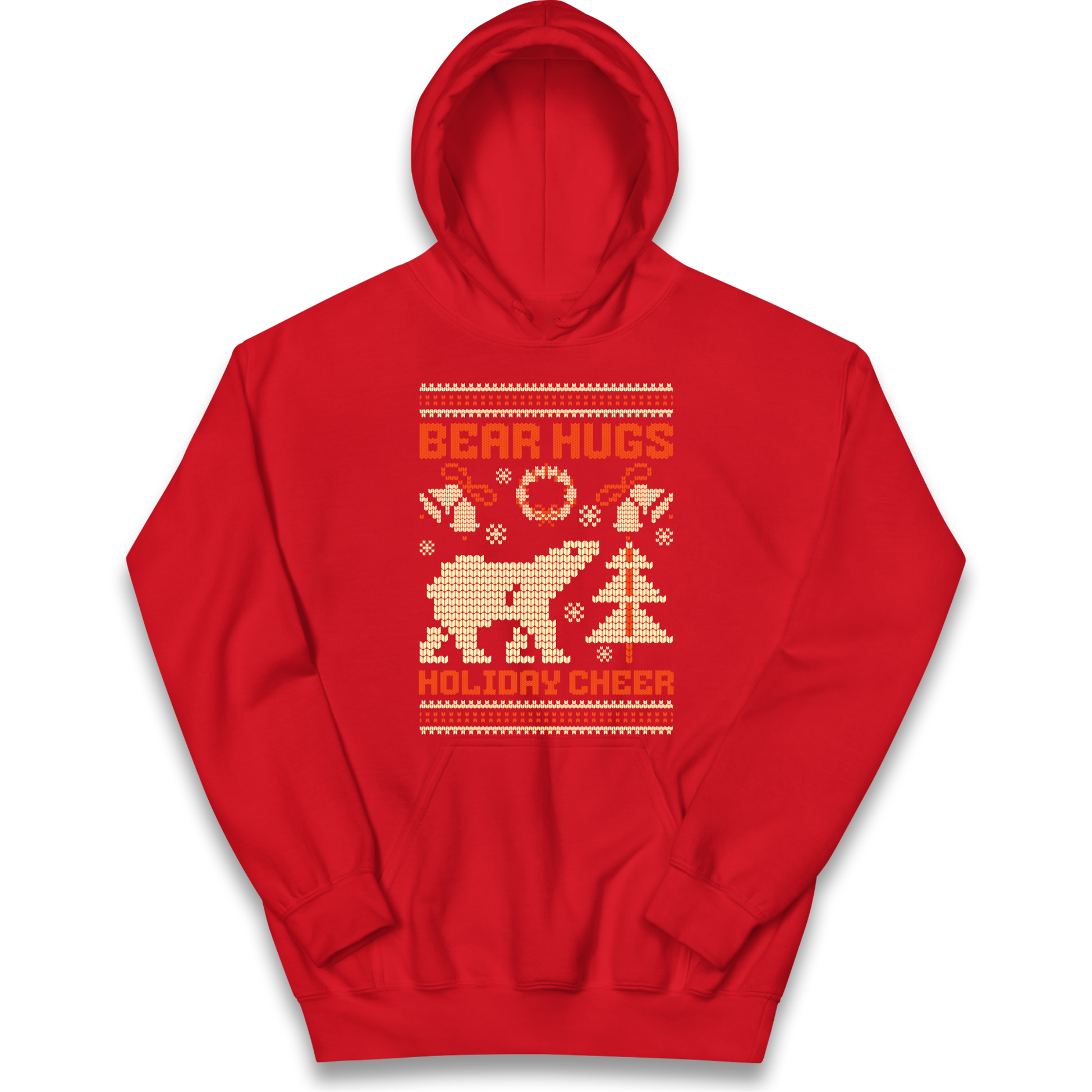 Bear Hugs Holiday Cheer kids hoodie