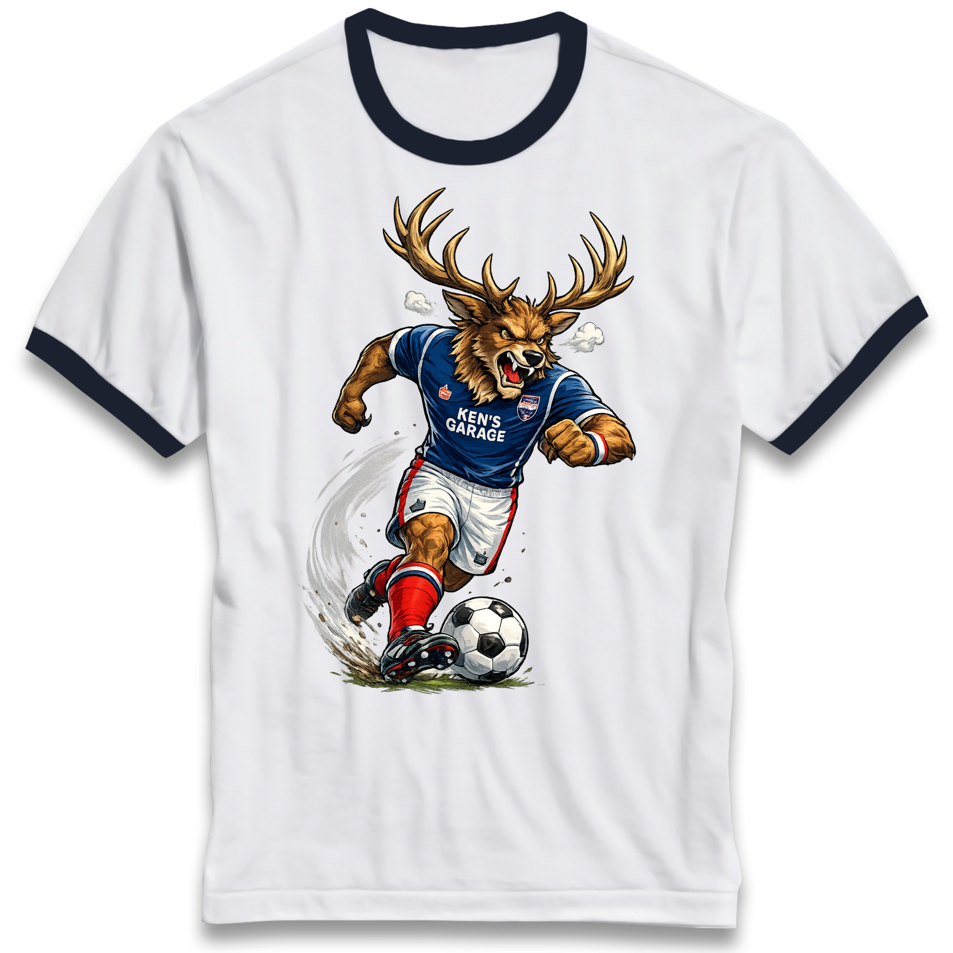 Classic Ross County 1991 Football Ringer T Shirt