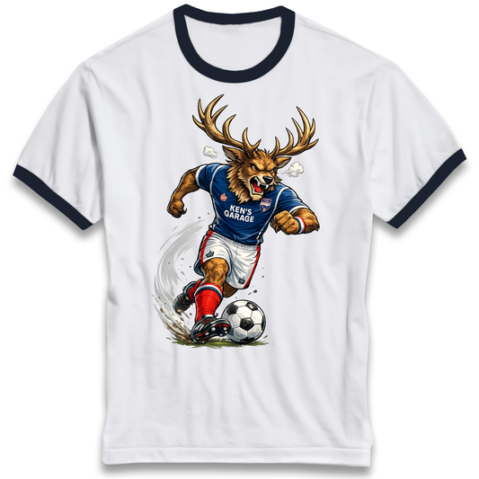 Classic Ross County 1991 Football Ringer T Shirt