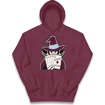 Aston Villa Ace of Clubs Banner Kids Hoodie
