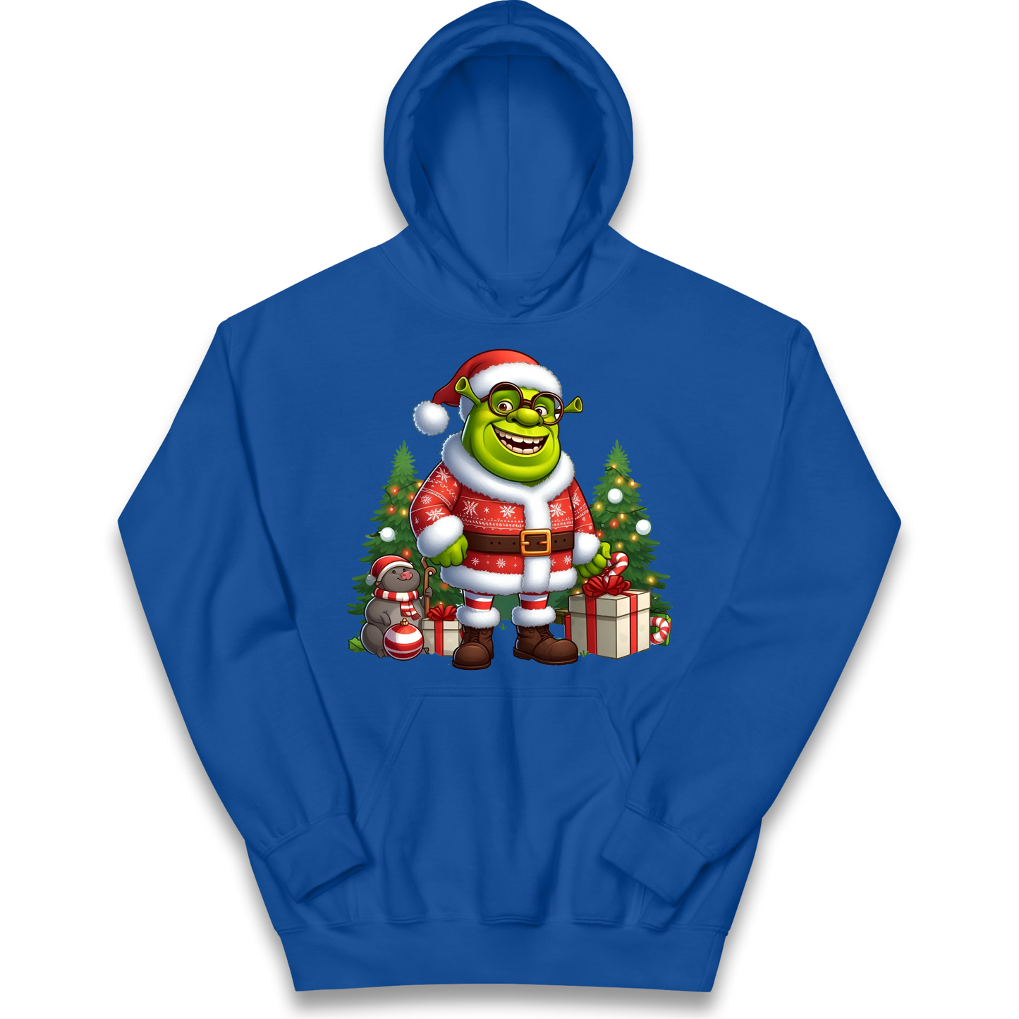 Shrek Santa Claus Presents kids hoodie