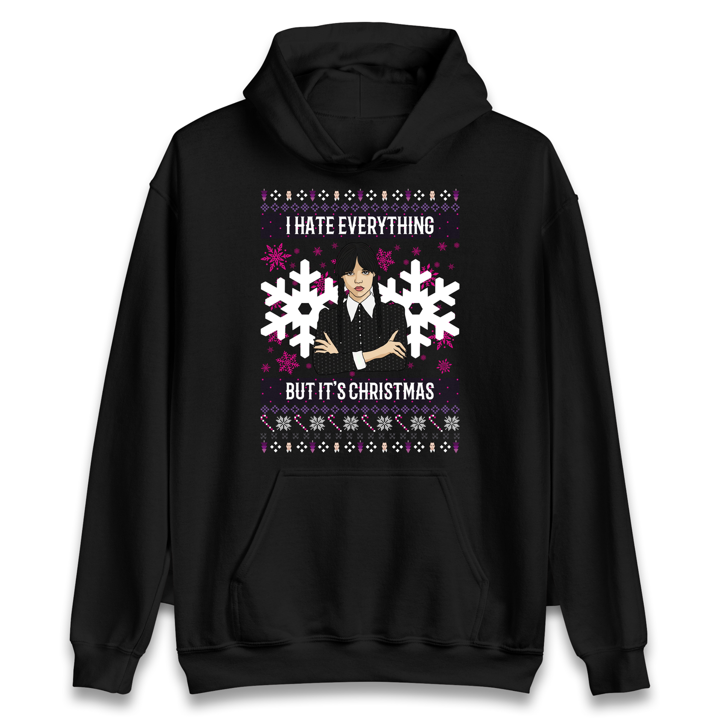 Wednesday addams Christmas Hoodie