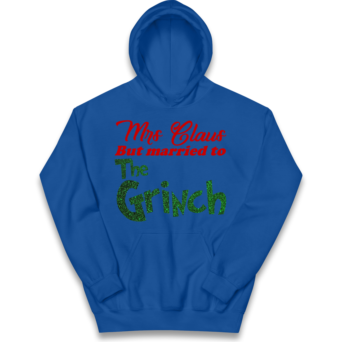 Mrs Claus But Married To The Grinch Christmas kids hoodie
