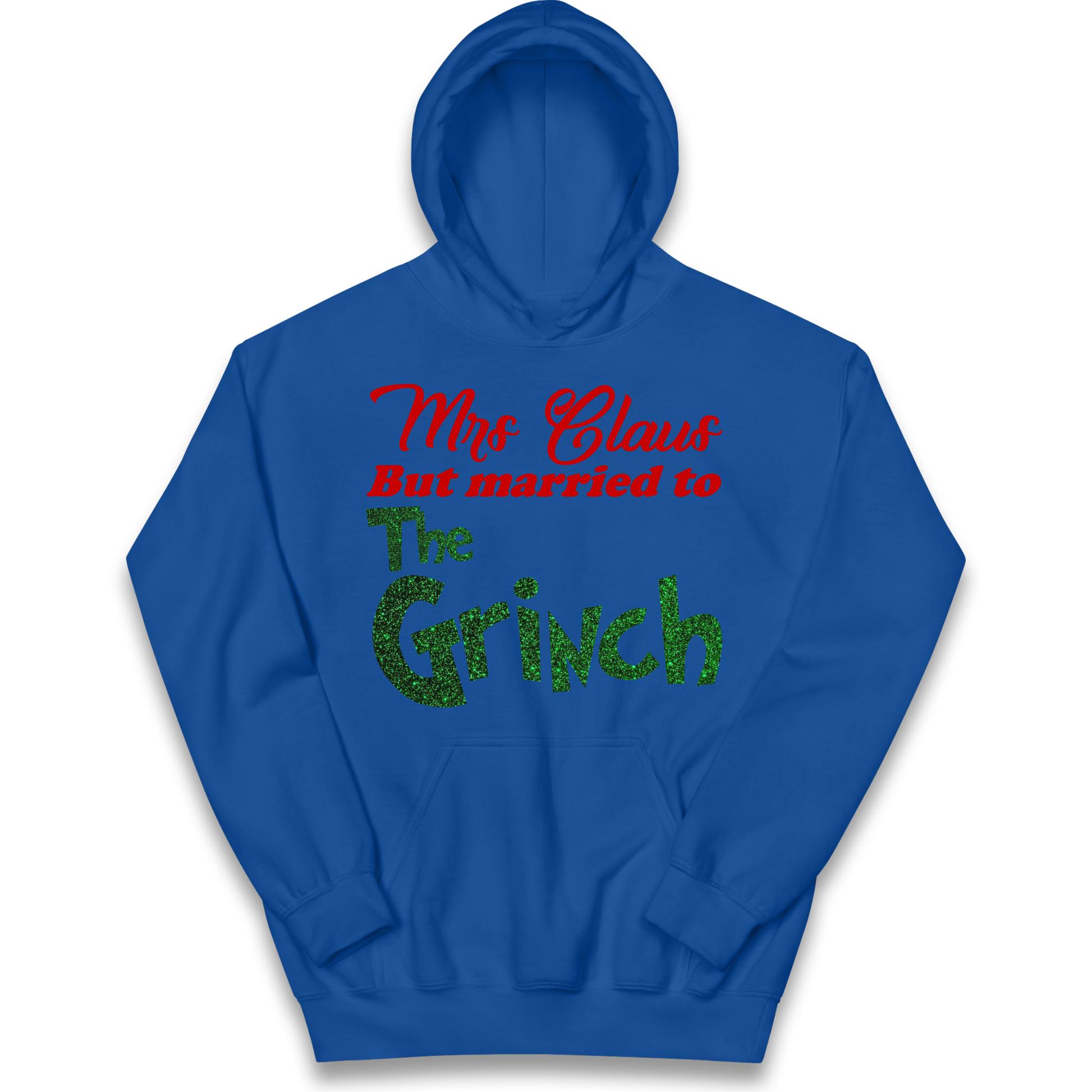 Mrs Claus But Married To The Grinch Christmas kids hoodie