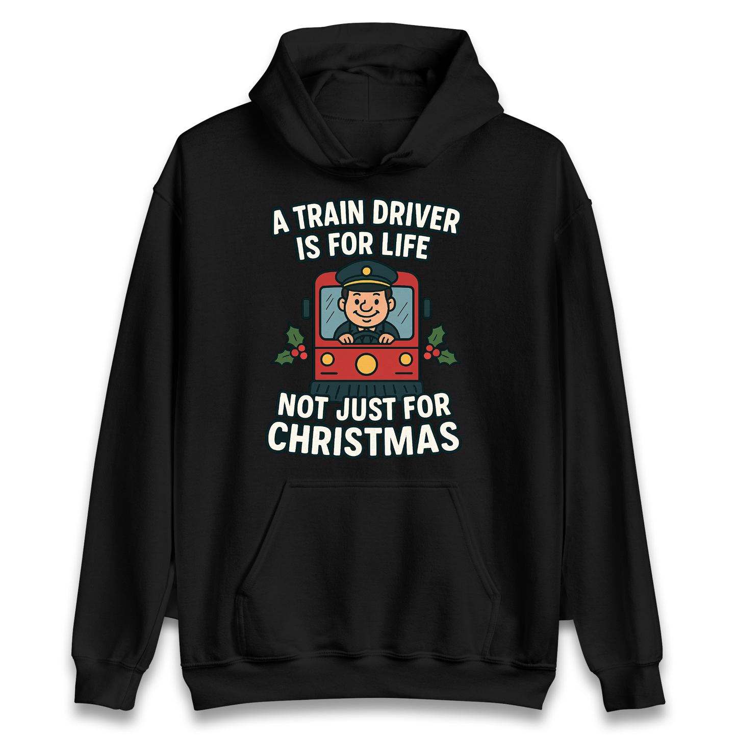Train Driver Christmas Hoodie