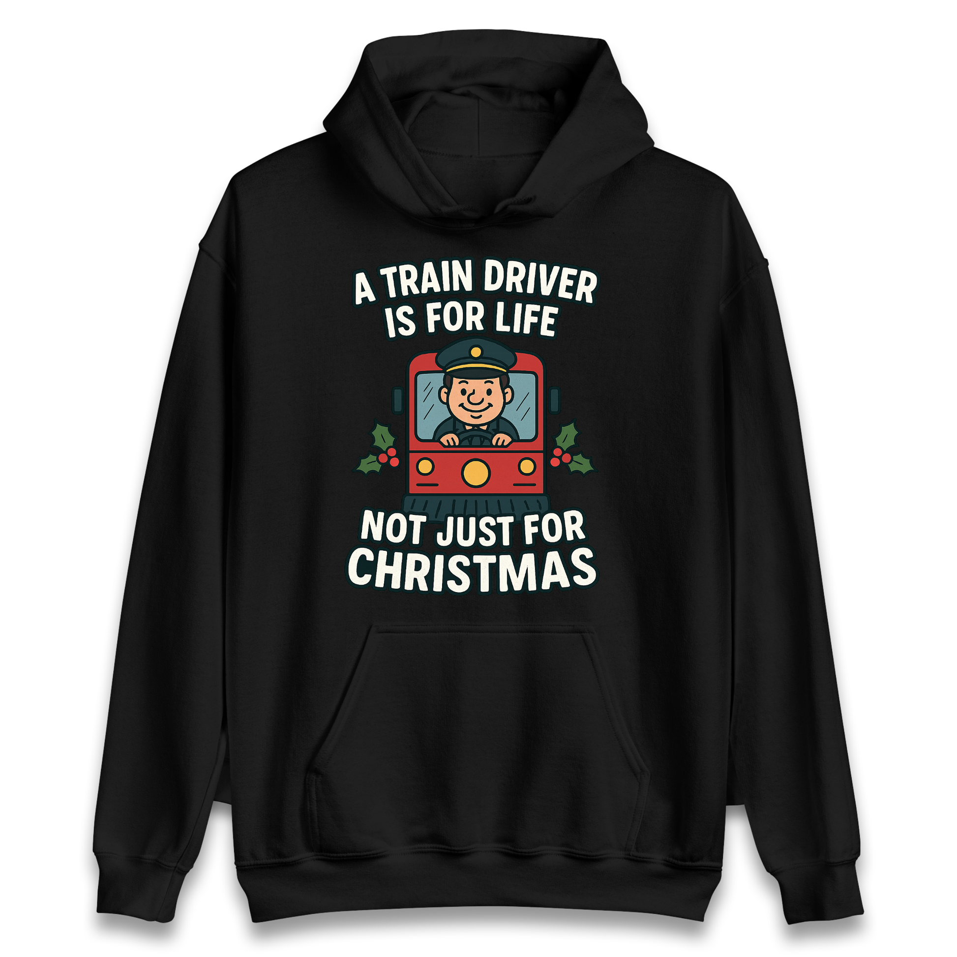 Train Driver Christmas Hoodie