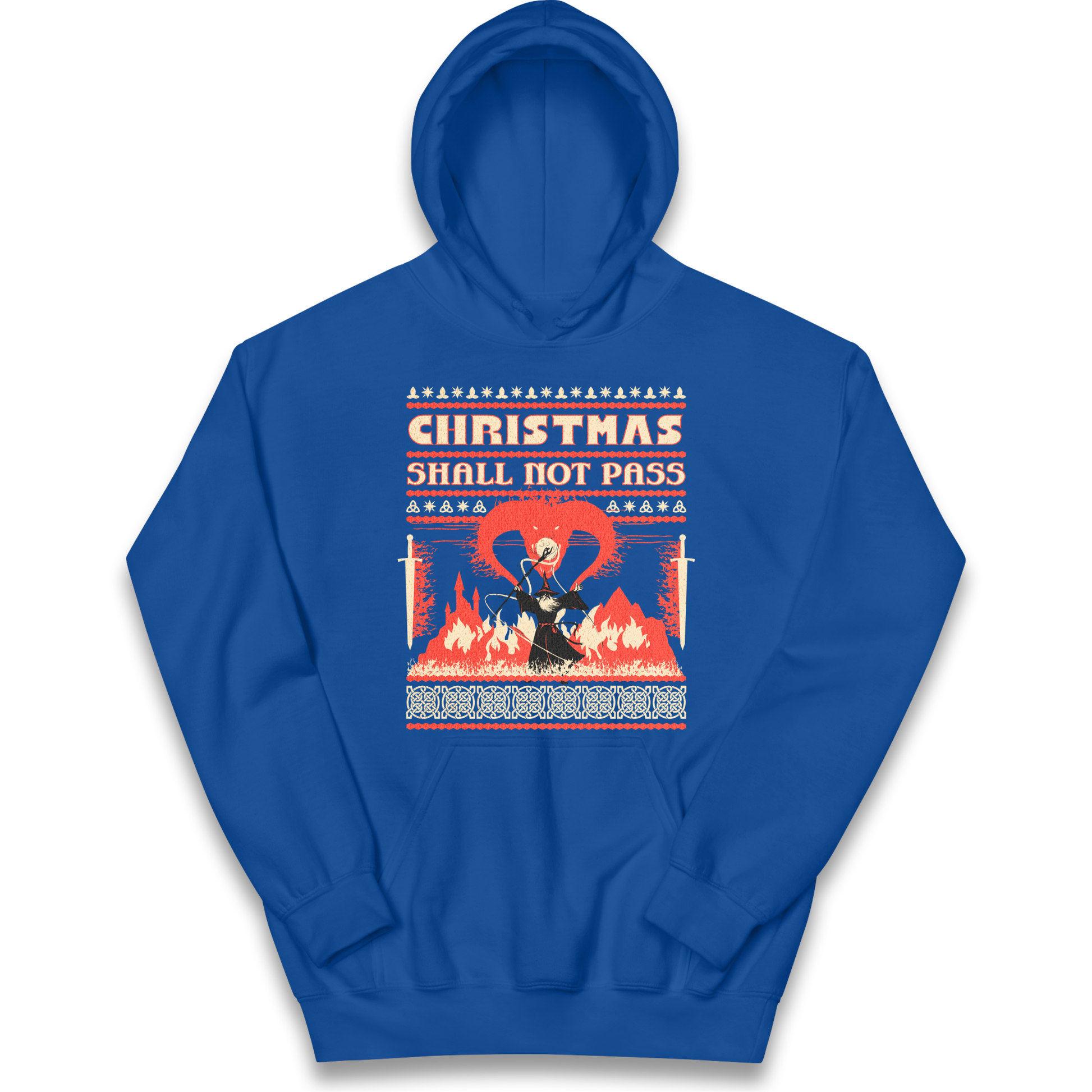 Christmas Shall Not Pass kids hoodie