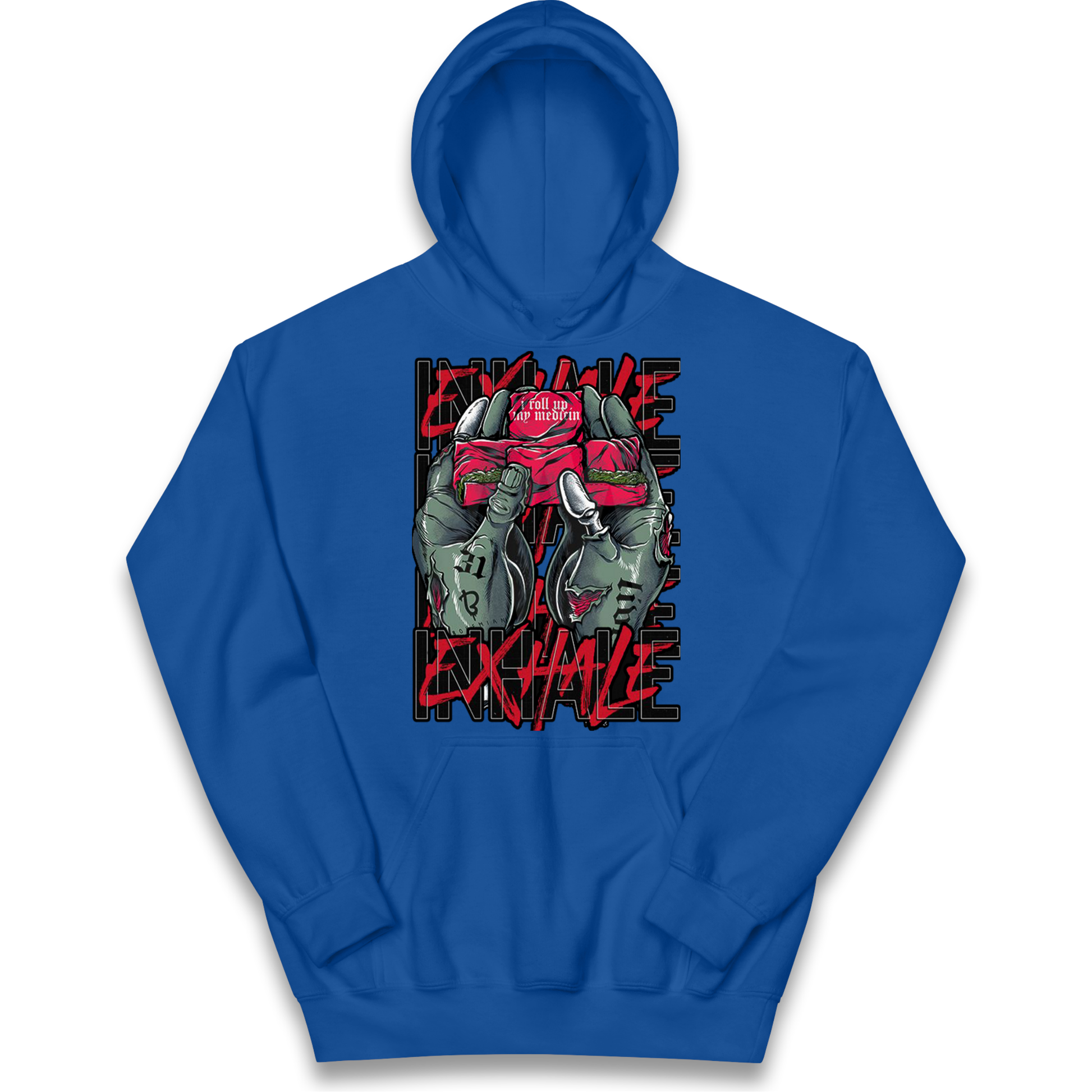 Inhale Exhale kids hoodie