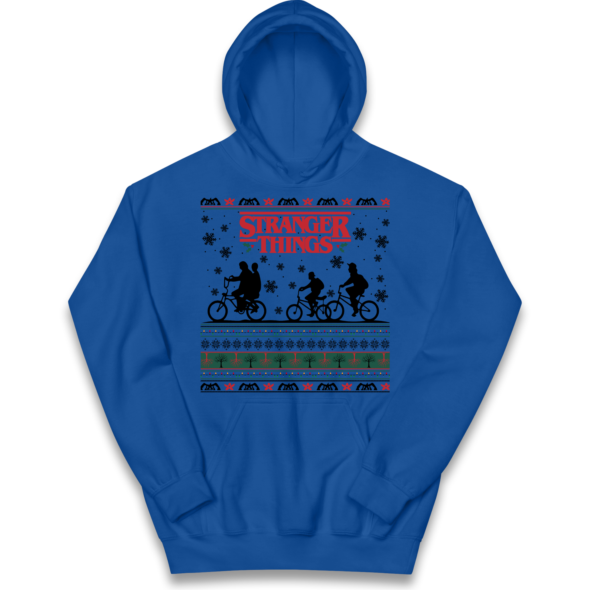 Stranger Things Christmas kids hoodie
