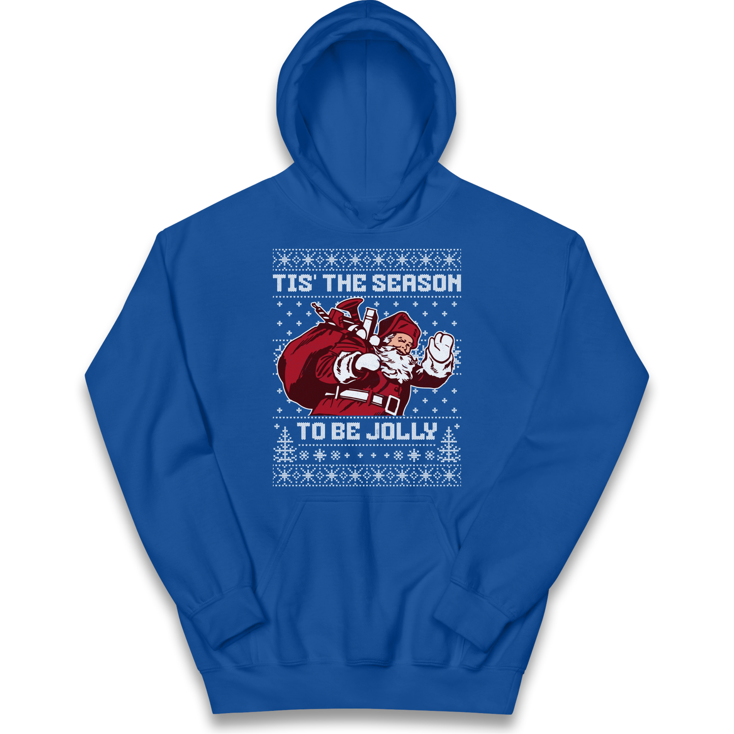 Tis The Season To Be Jolly Christmas kids hoodie